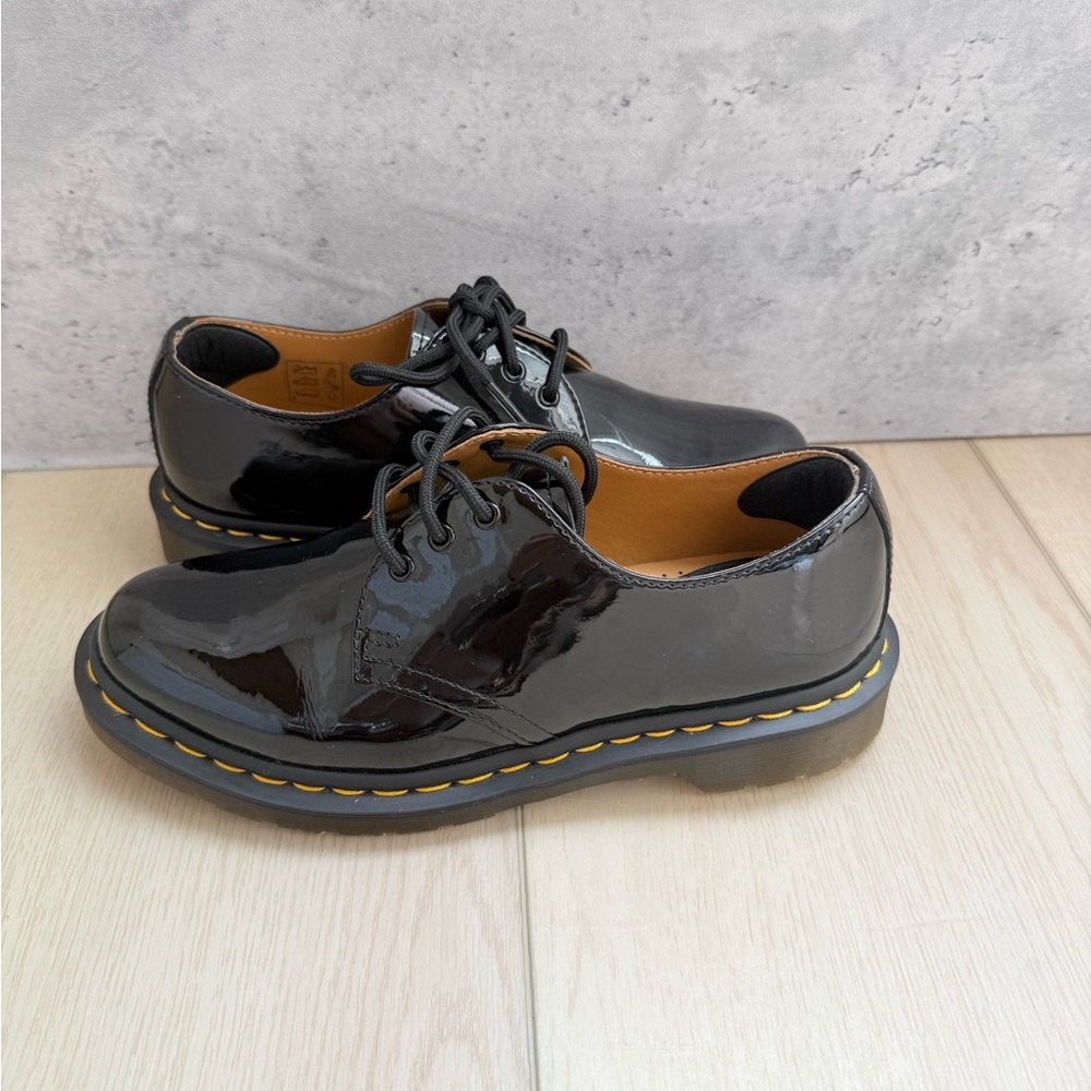 Doc Martens Black Patent Leather Oxford